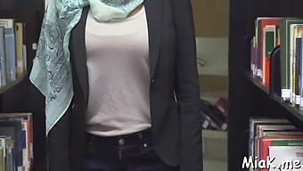Arab Teen With Big Tits Jerks Off A Big Hard Cock