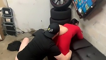 Interruption Of My Stepson'S Gaming Session Leads To Passionate Encounter