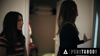 Maya Woulfe, A Naive Teen, Breaks Her Girlfriend'S Trust To Have Sex With Her Older, Dominant Stepsister Gizelle Blanco