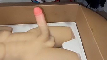 Solo Ride On Male Sex Toy With Big Tits