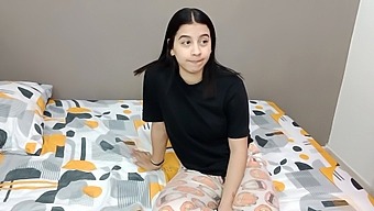 I Sneak Into My Stepbrother'S Room Claiming Fear Of Sleeping Alone, But My True Intention Is To Entice Him Into Satisfying My Desires With His Penis
