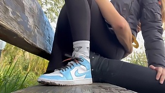 Public Park Playtime With A Hot Blonde Babe - A Pov Adventure