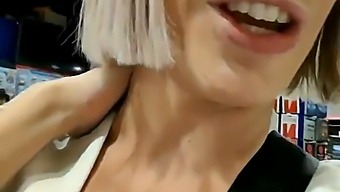 Public Thrill: 18-Year-Old Tail Takes On A Horny Milf In A Shopping Mall