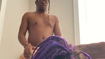 Purple-Haired Emo Receives Intense Pounding In Rough Anal Sex Session