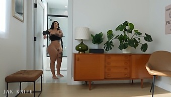 My Roommate With Big Ass Swallows My Cum - Roxanne Roselle